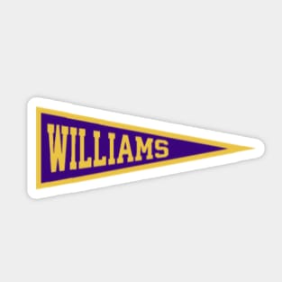 williams college pennant Sticker